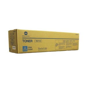 Konica Minolta TN-711C Cyan Toner Bizhub C654/C654e/C754/C754e/Pro C754/Pro 754e