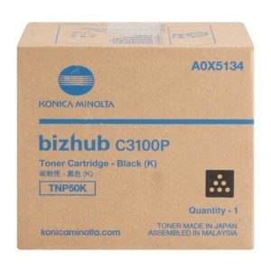 Konica Minolta TNP-50K Black Toner Bizhub C3100P